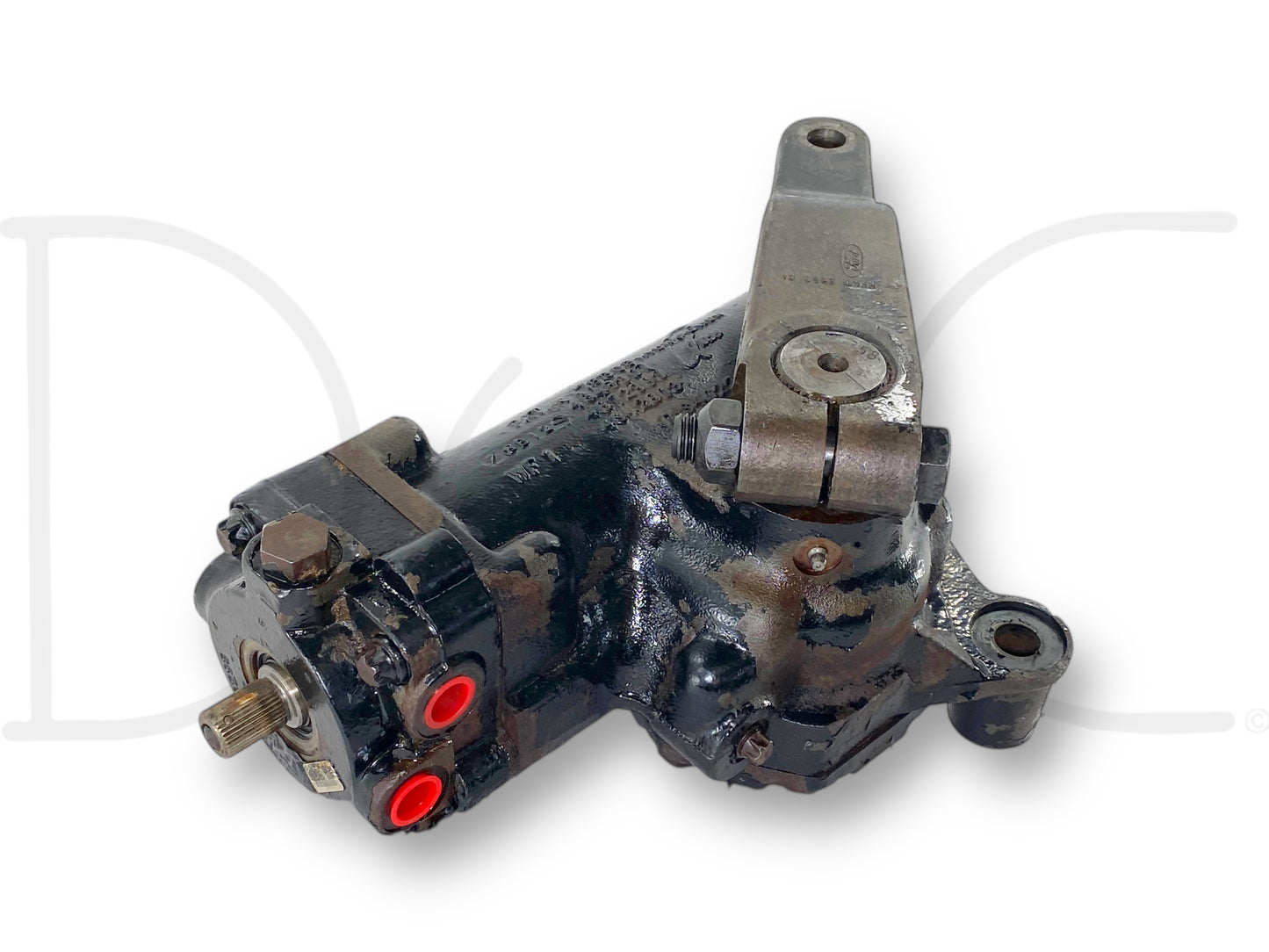 95-98 Ford F650 F800 Steering Gear Box W/ Pitman Arm 4648307 4872393 4942803