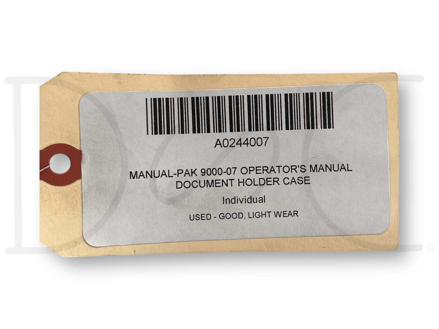 Manual-Pak 9000-07 Operator'S Manual Document Holder Case