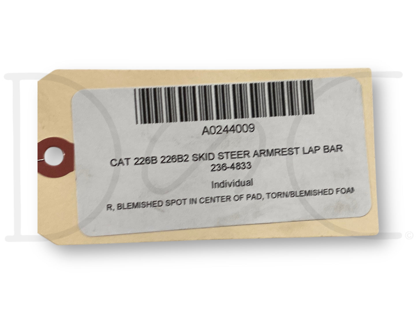Cat 226B 226B2 Skid Steer Armrest Lap Bar 236-4833