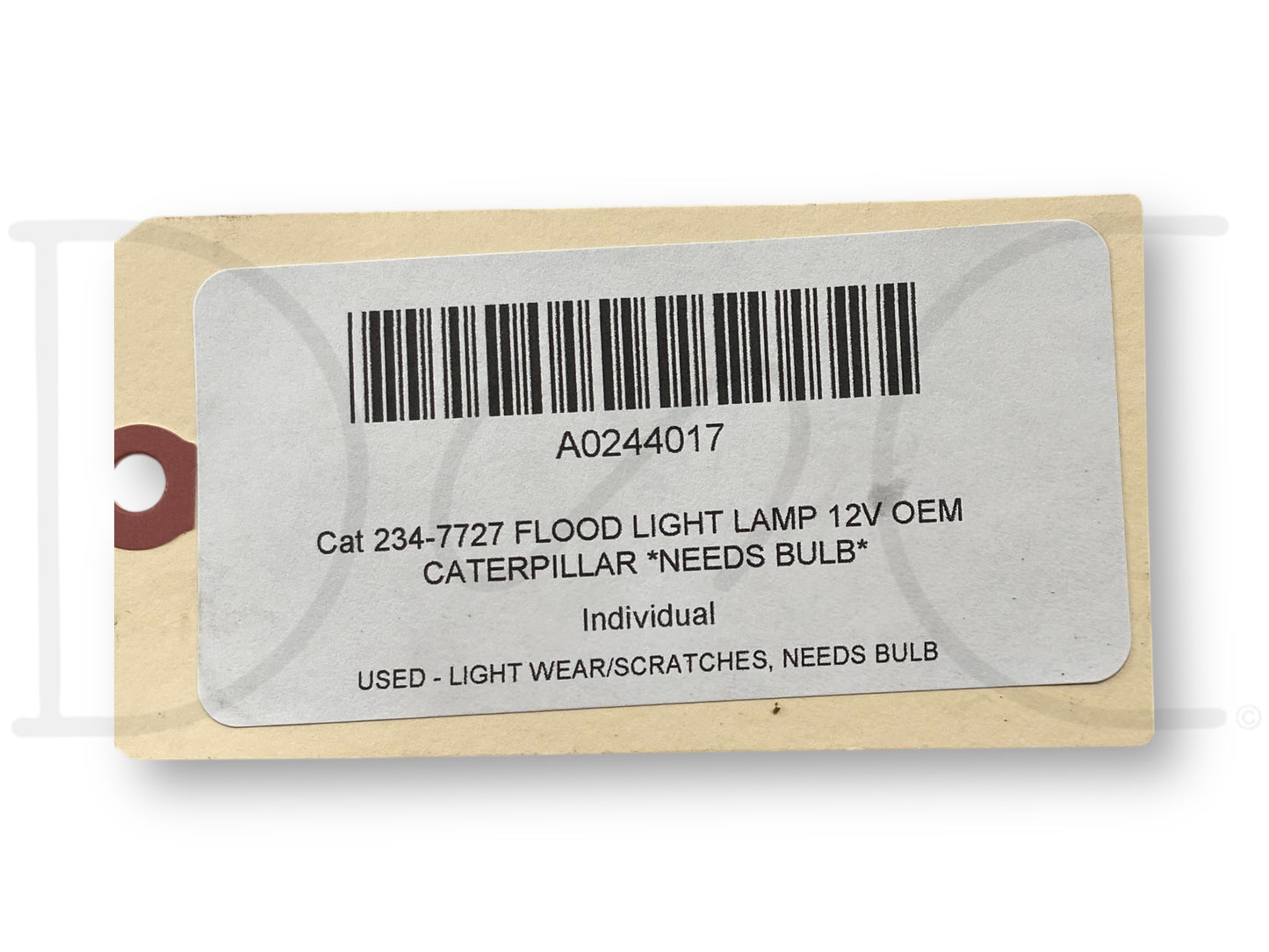 Cat 234-7727 Flood Light Lamp 12V OEM Caterpillar *Needs Bulb*