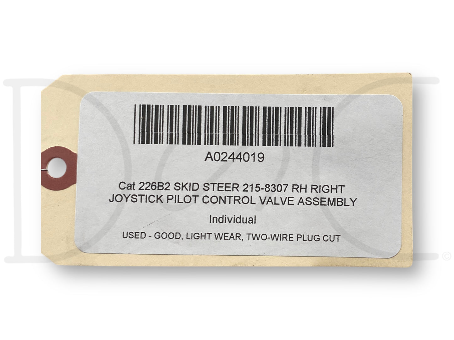 Cat 226B2 Skid Steer 215-8307 RH Right Joystick Pilot Control Valve Assembly