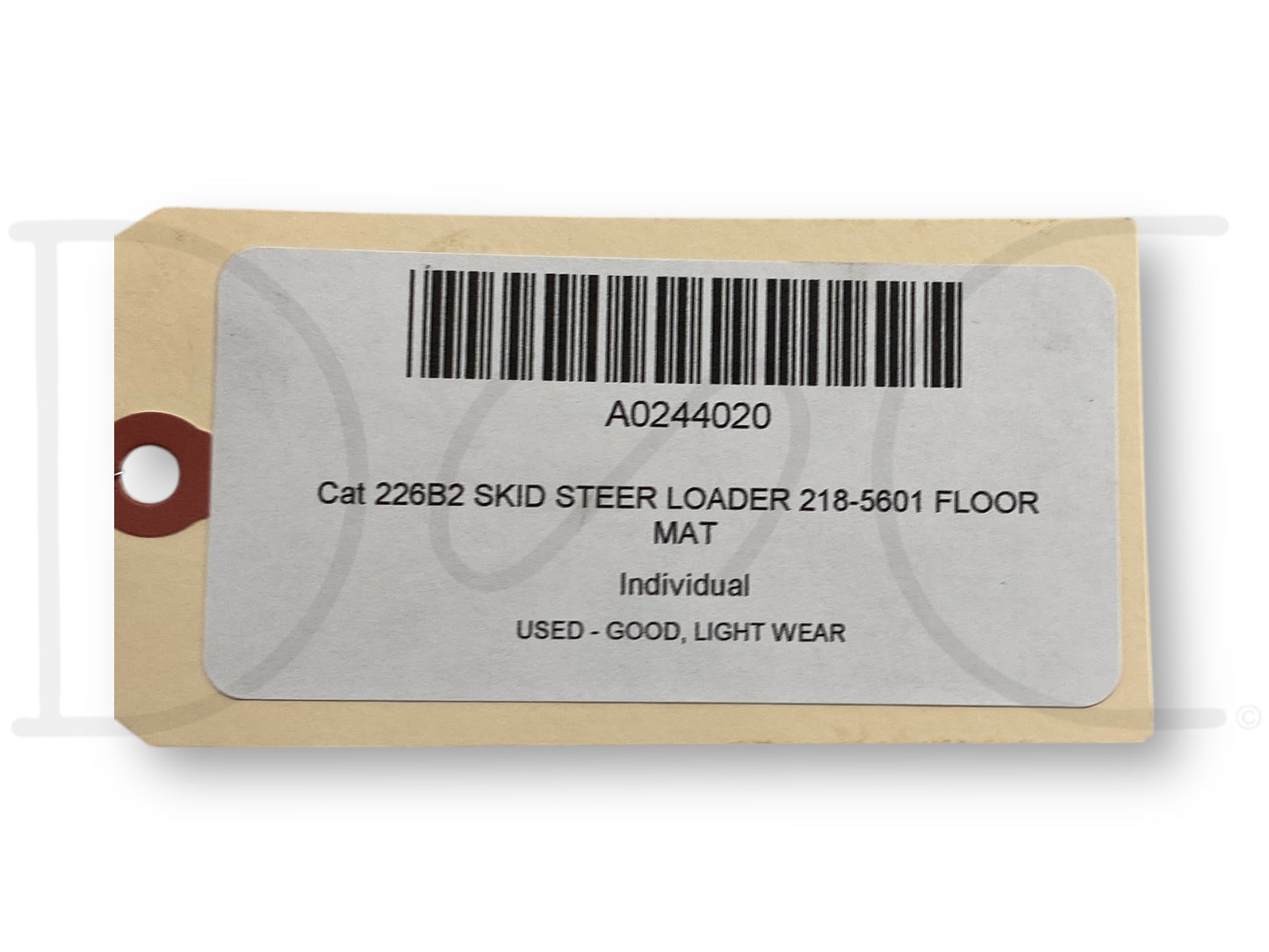 Cat 226B2 Skid Steer Loader 218-5601 Floor Mat