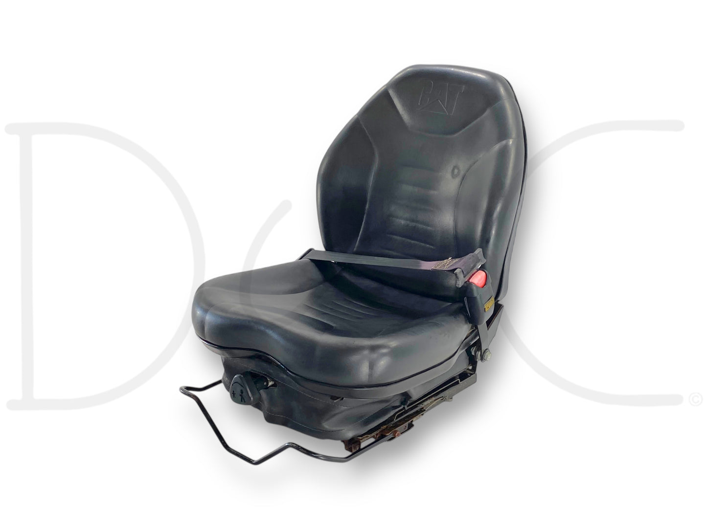 Cat 226B 226B2 Skid Steer Adjustable Suspension Seat Assembly W/ Seatbelt OEM