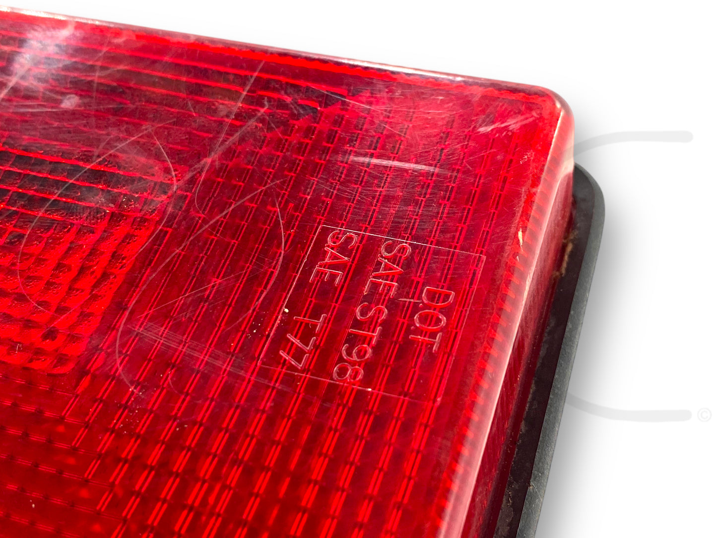 Cat 226B2 Skid Steer Loader Rear Tail Light Lamp Red Rubbolite 3" X 5"