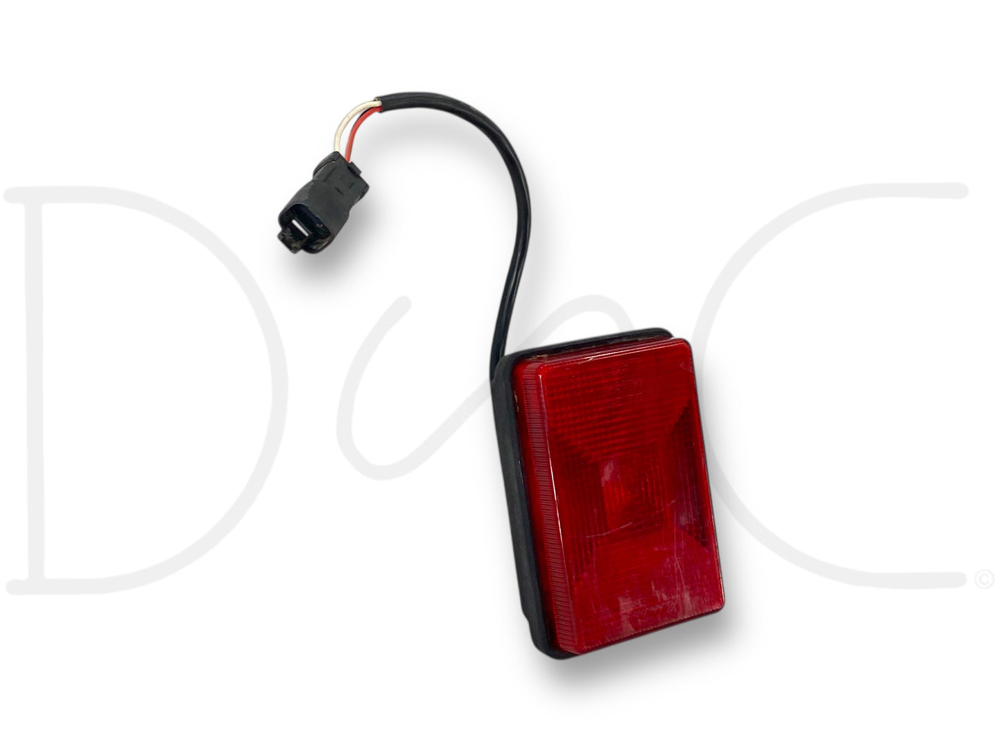 Cat 226B2 Skid Steer Loader Rear Tail Light Lamp Red Rubbolite 3" X 5"