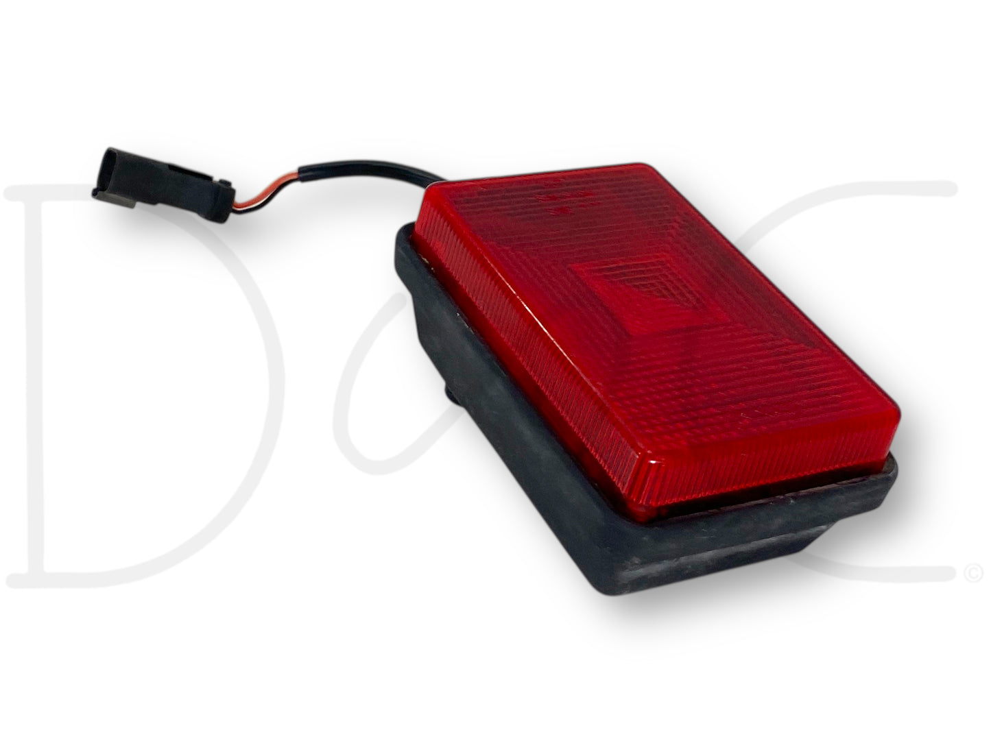 Cat 226B2 Skid Steer Loader Rear Tail Light Lamp Red Rubbolite 3" X 5"