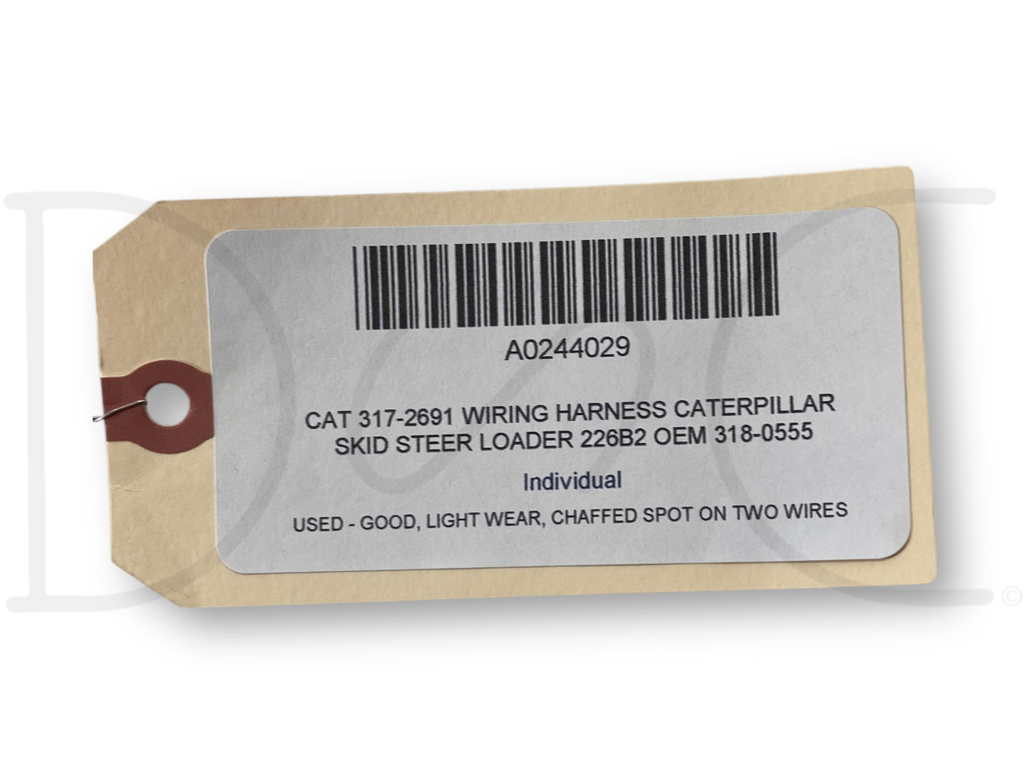 Cat 317-2691 Wiring Harness Caterpillar Skid Steer Loader 226B2 OEM 318-0555