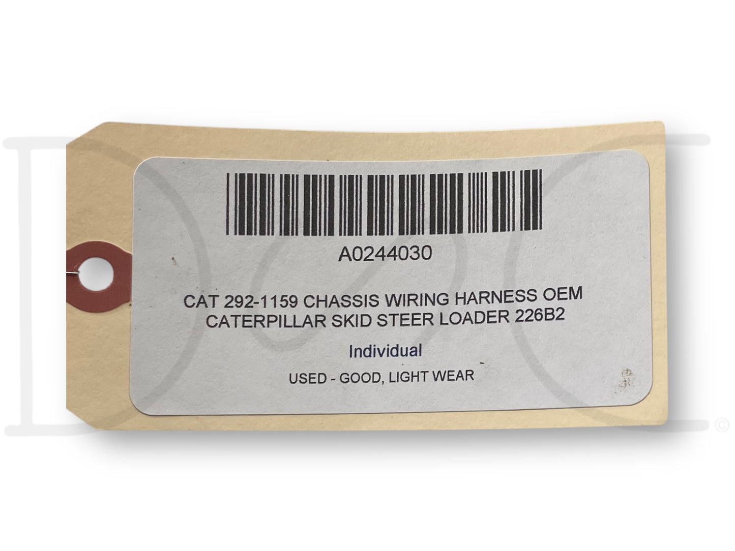 Cat 292-1159 Chassis Wiring Harness OEM Caterpillar Skid Steer Loader 226B2