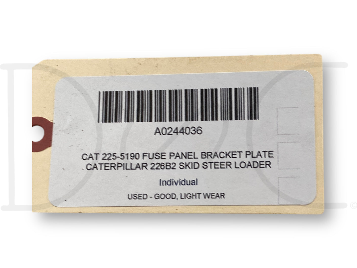 Cat 225-5190 Fuse Panel Bracket Plate Caterpillar 226B2 Skid Steer Loader