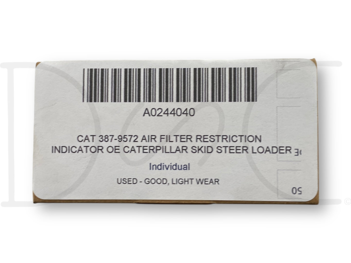 Cat 387-9572 Air Filter Restriction Indicator OE Caterpillar Skid Steer Loader