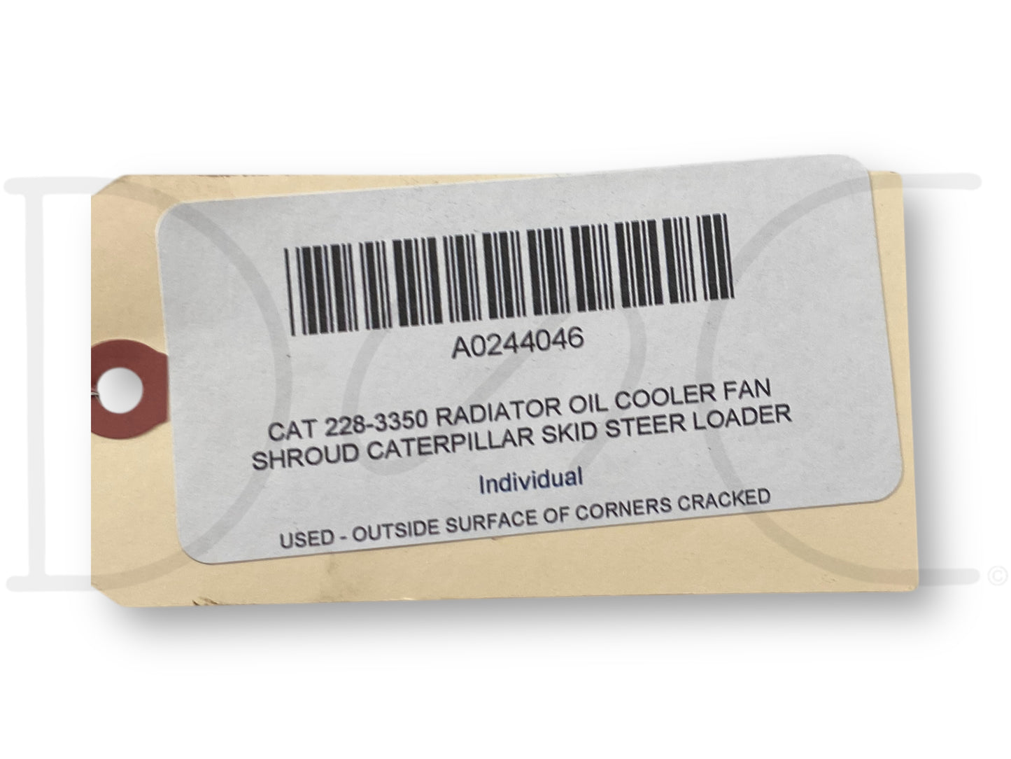 Cat 228-3350 Radiator Oil Cooler Fan Shroud Caterpillar Skid Steer Loader *Blem*