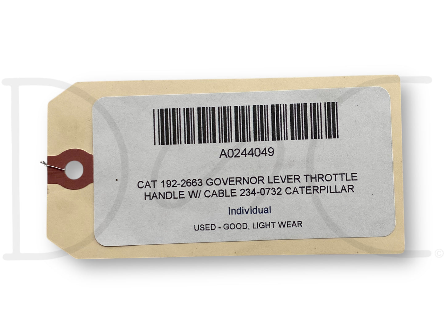 Cat 192-2663 Governor Lever Throttle Handle W/ Cable 234-0732 Caterpillar