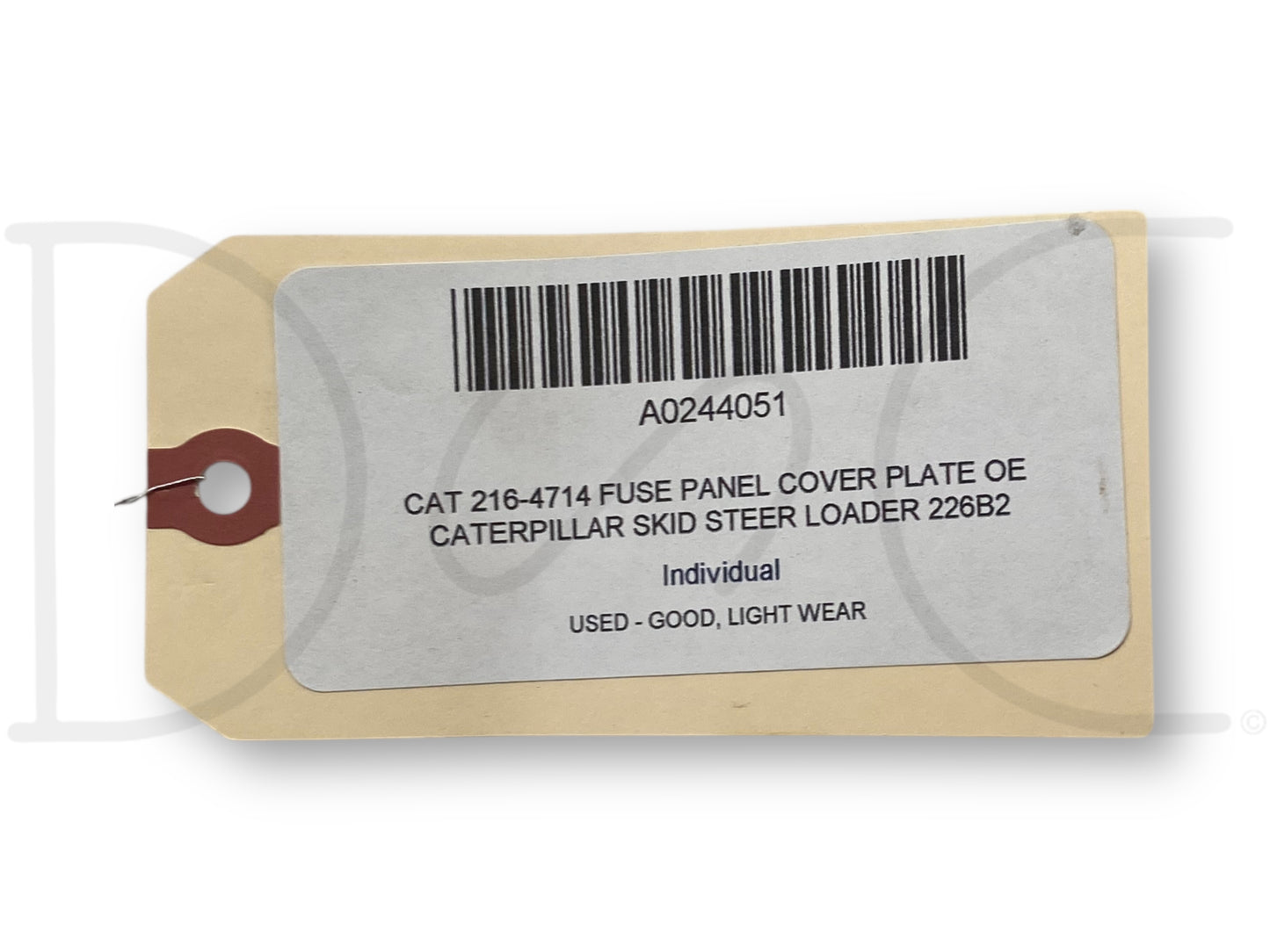 Cat 216-4714 Fuse Panel Cover Plate OE Caterpillar Skid Steer Loader 226B2