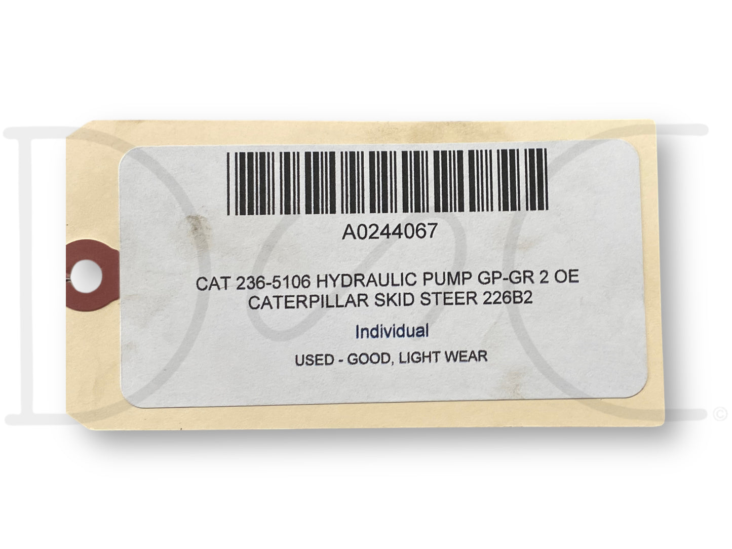 Cat 236-5106 Hydraulic Pump Gp-Gr 2 OE Caterpillar Skid Steer 226B2