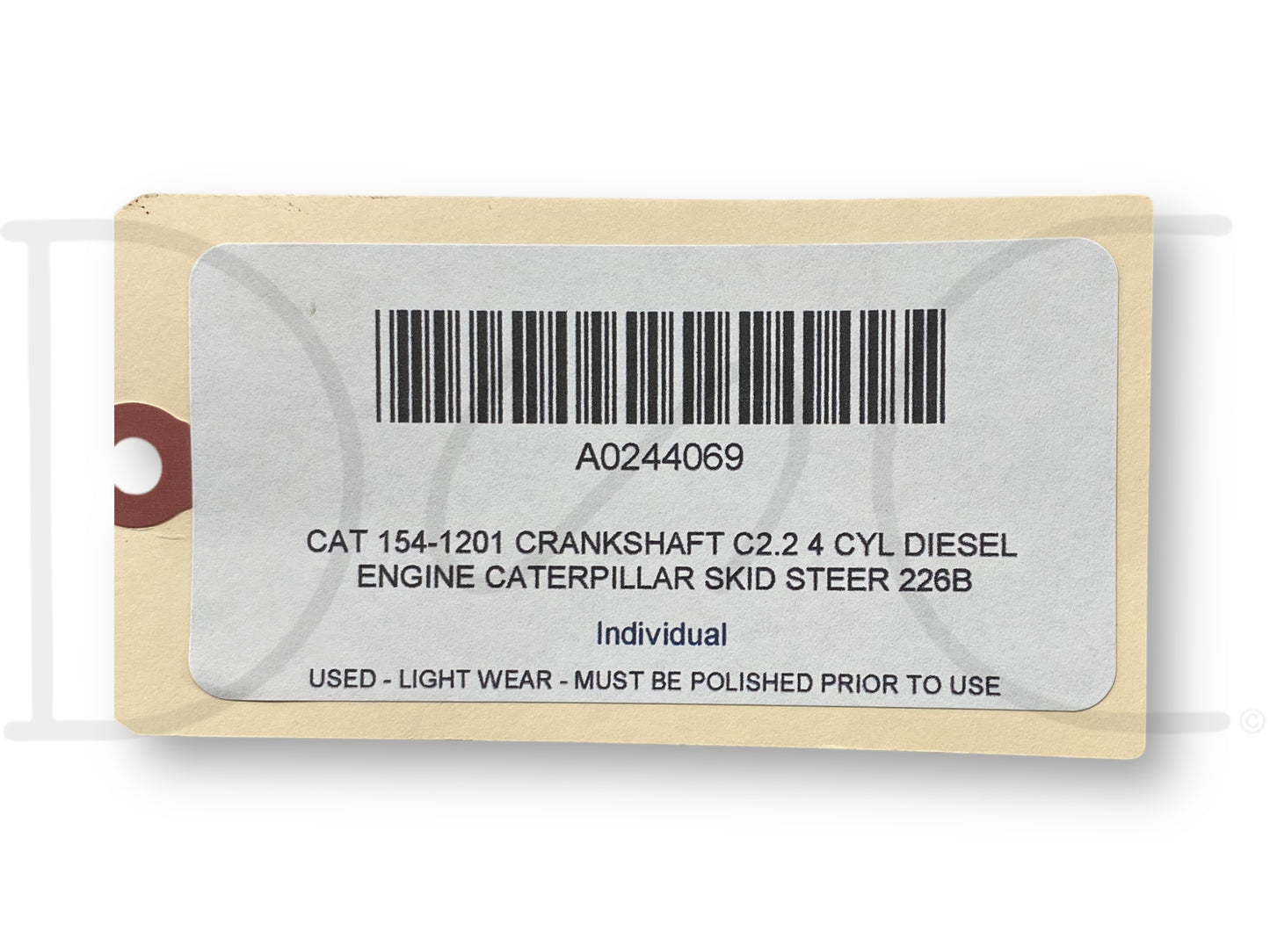 Cat 154-1201 Crankshaft C2.2 4 Cyl Diesel Engine Caterpillar Skid Steer 226B