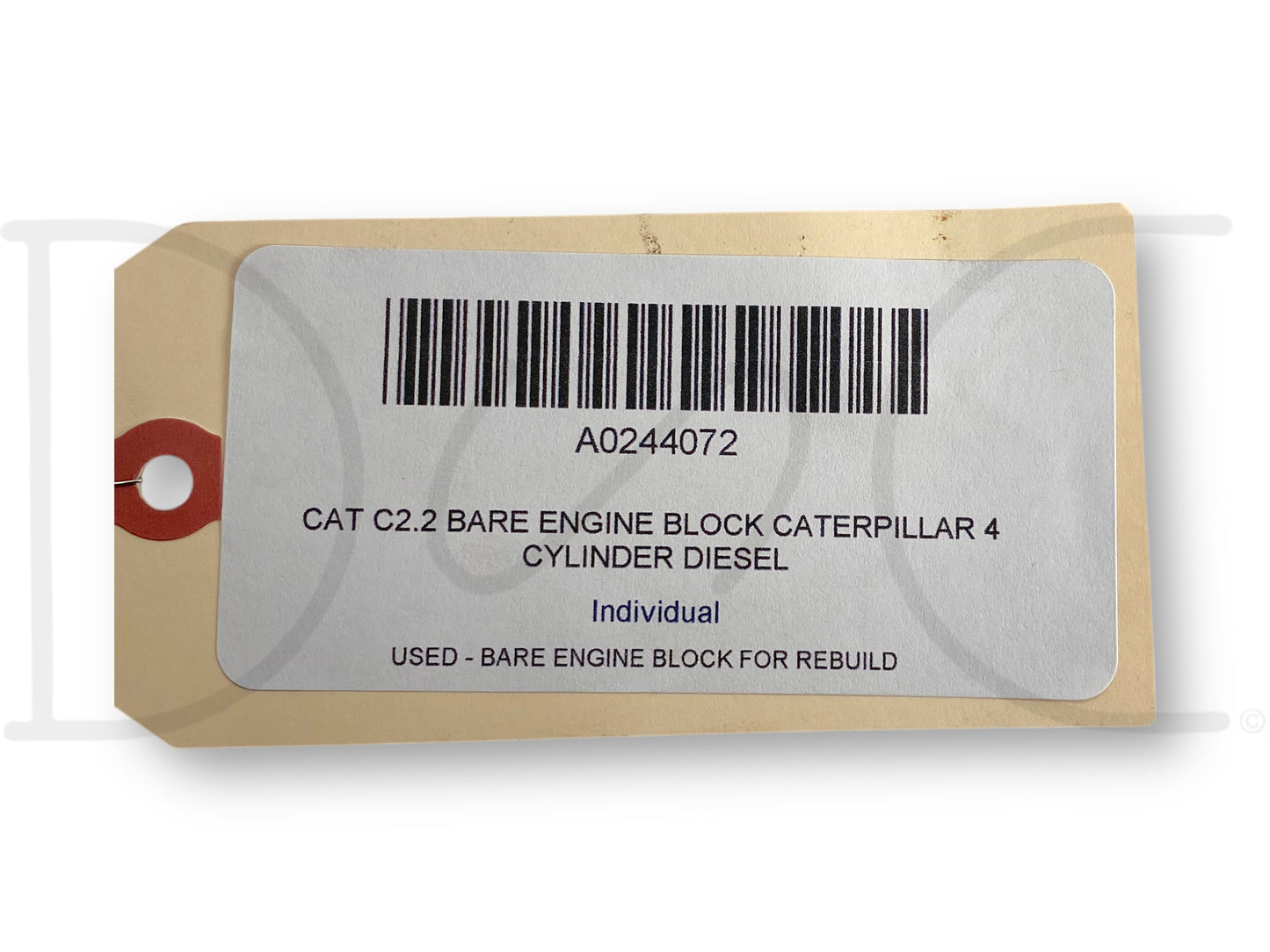 Cat C2.2 Bare Engine Block Caterpillar 4 Cylinder Diesel
