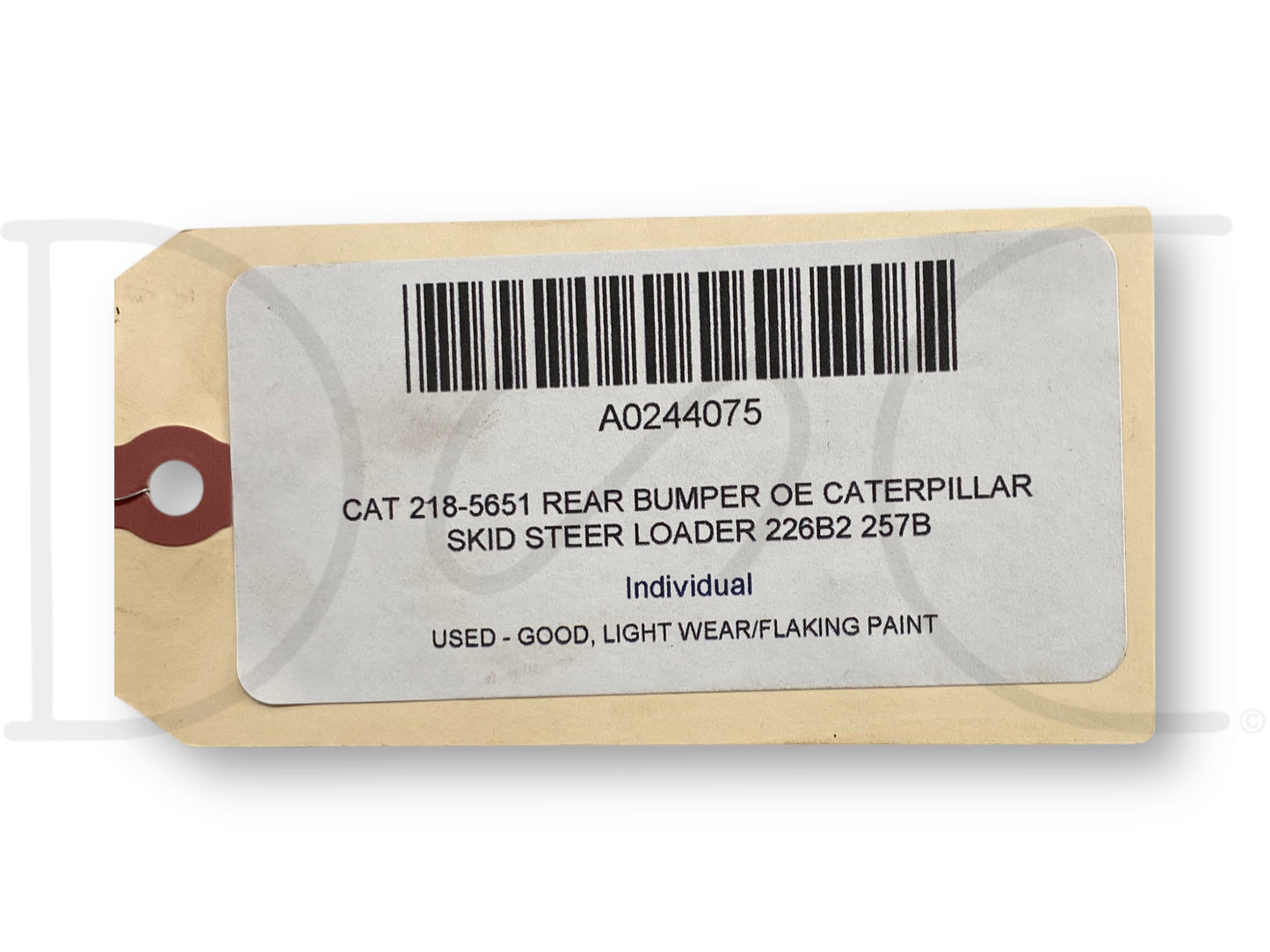 Cat 218-5651 Rear Bumper OE Caterpillar Skid Steer Loader 226B2 257B