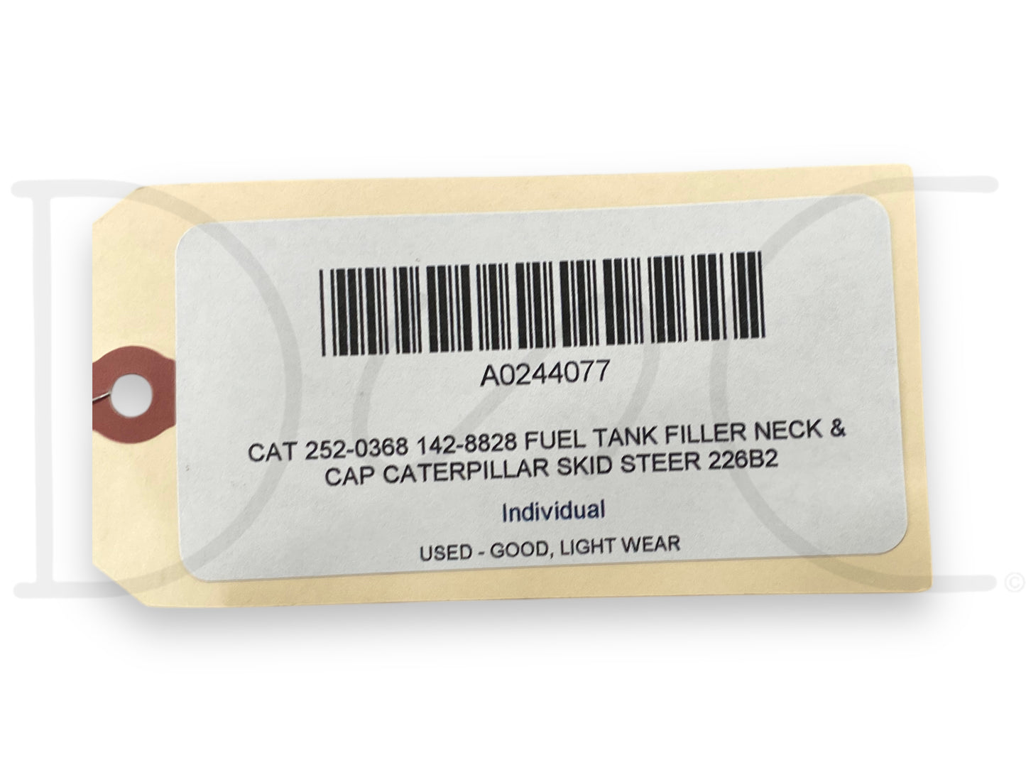 Cat 252-0368 142-8828 Fuel Tank Filler Neck & Cap Caterpillar Skid Steer 226B2