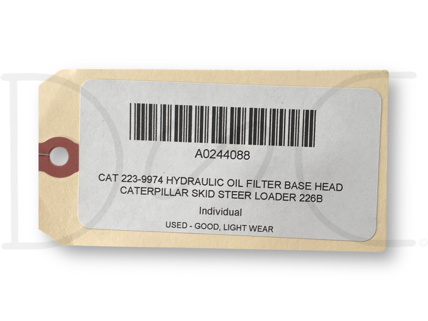 Cat 223-9974 Hydraulic Oil Filter Base Head Caterpillar Skid Steer Loader 226B