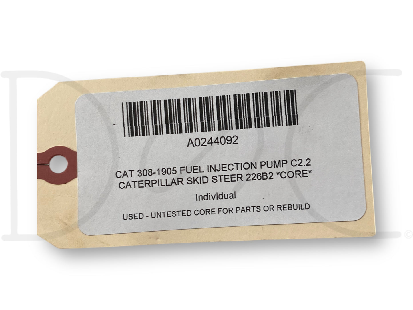 Cat 308-1905 Fuel Injection Pump C2.2 Caterpillar Skid Steer 226B2 *Core*