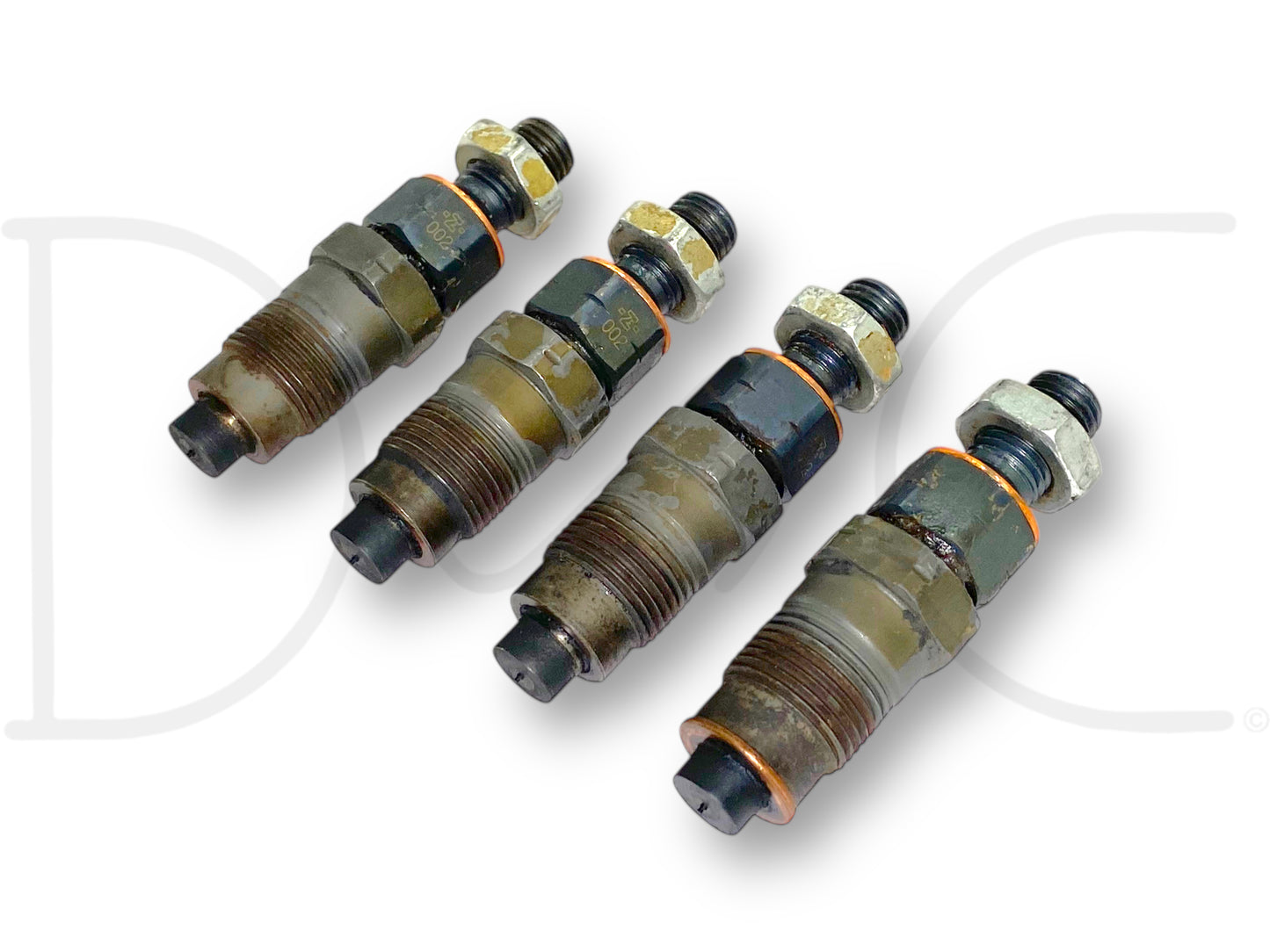 Cat 154-3018 Fuel Injector Set (4) Injectors Caterpillar C2.2 Diesel *Untested*