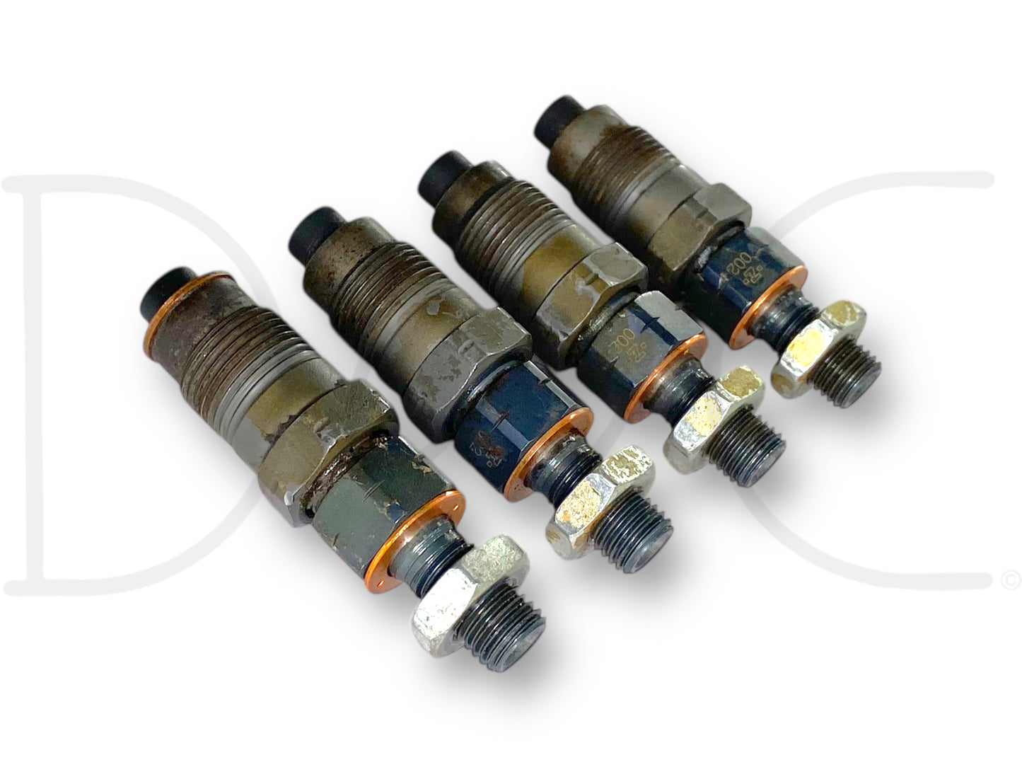Cat 154-3018 Fuel Injector Set (4) Injectors Caterpillar C2.2 Diesel *Untested*