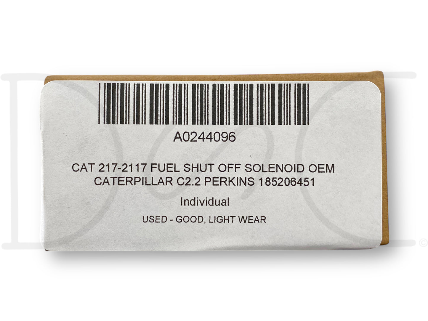 Cat 217-2117 Fuel Shut Off Solenoid OEM Caterpillar C2.2 Perkins 185206451