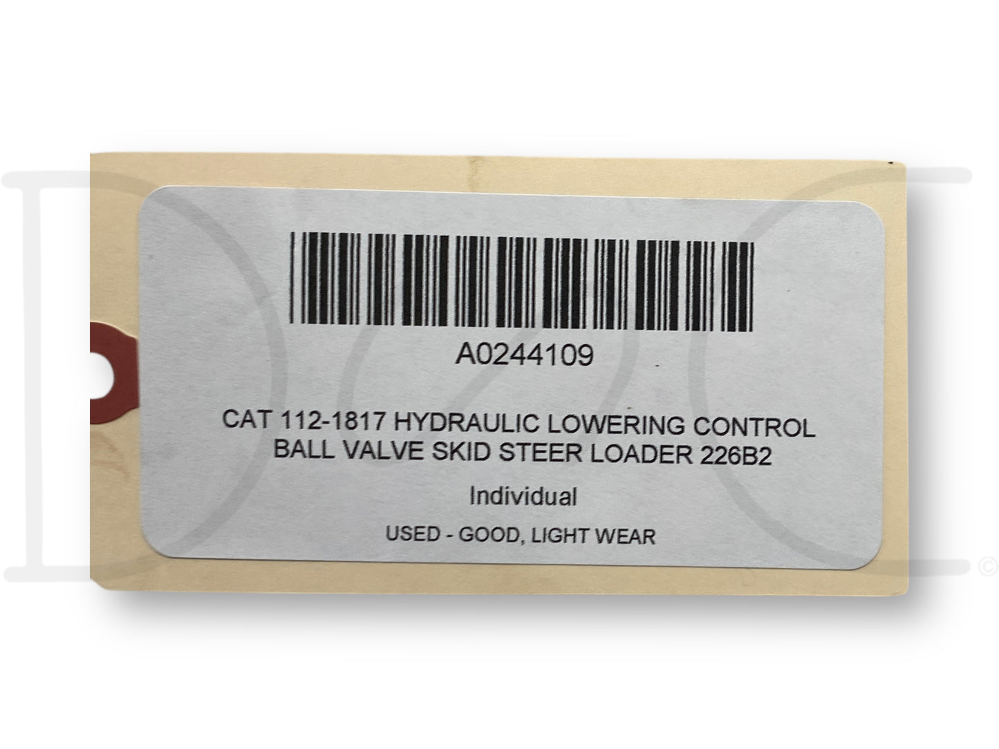 Cat 112-1817 Hydraulic Lowering Control Ball Valve Skid Steer Loader 226B2