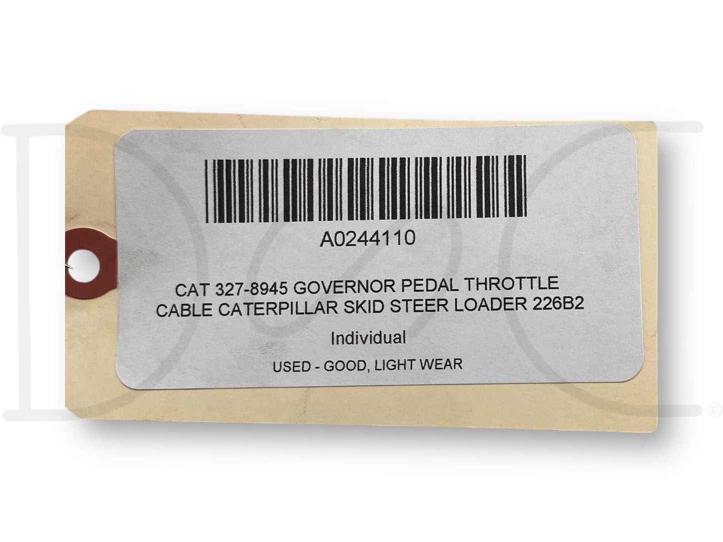 Cat 327-8945 Governor Pedal Throttle Cable Caterpillar Skid Steer Loader 226B2