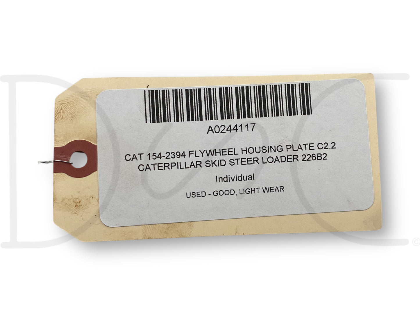 Cat 154-2394 Flywheel Housing Plate C2.2 Caterpillar Skid Steer Loader 226B2