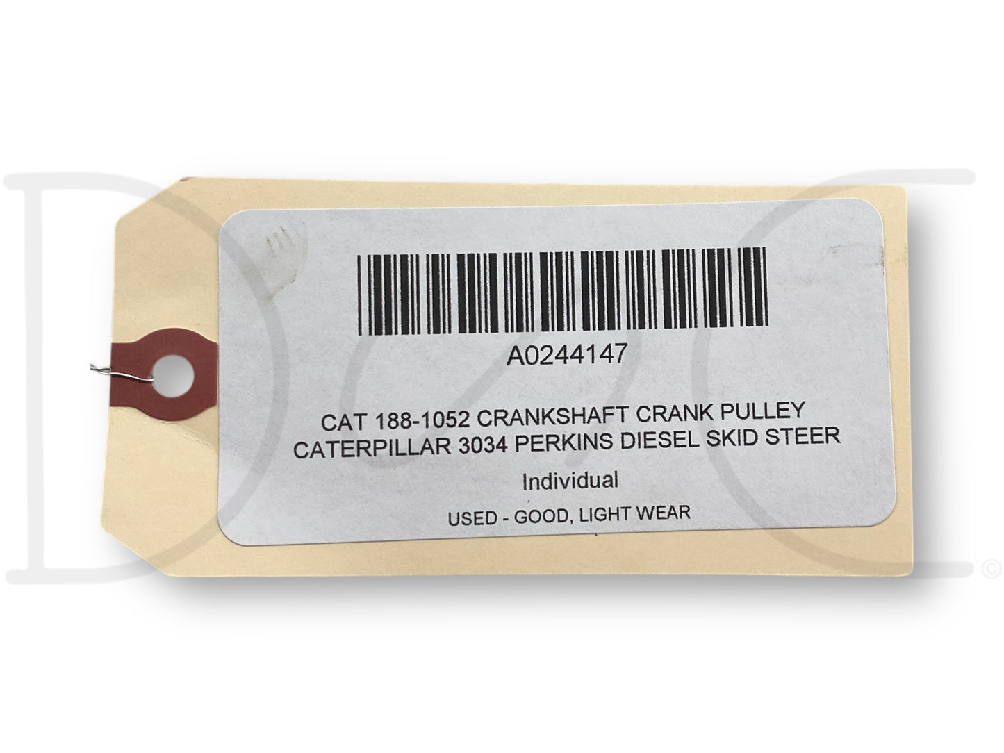 Cat 188-1052 Crankshaft Crank Pulley Caterpillar 3034 Perkins Diesel Skid Steer
