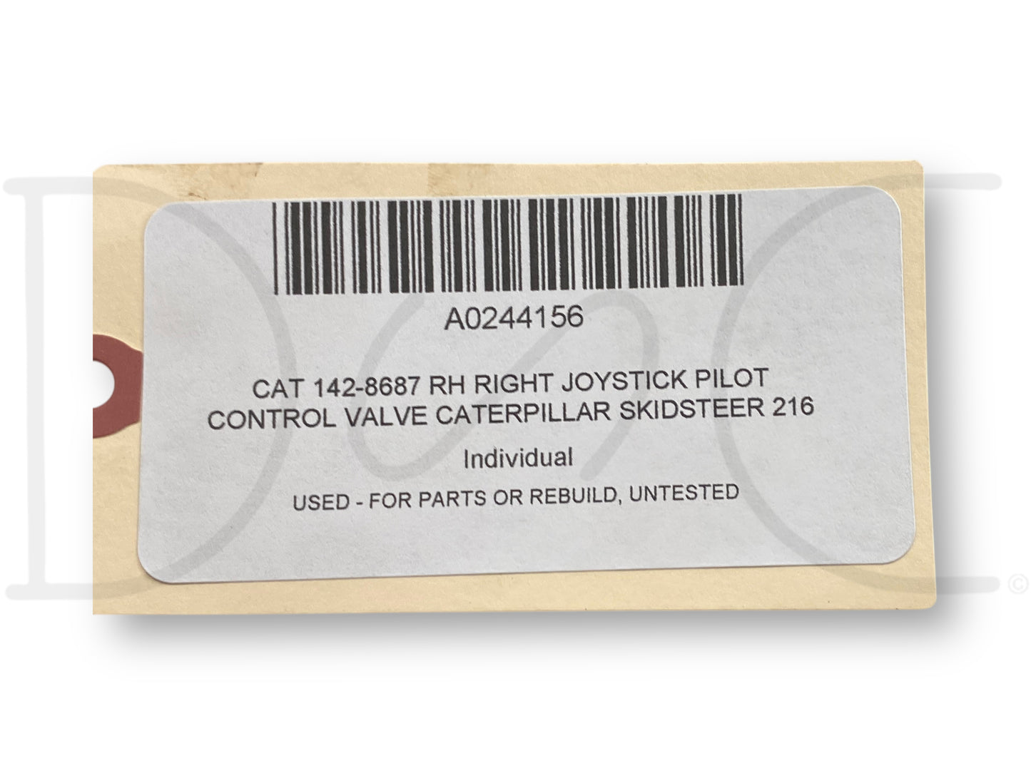 Cat 142-8687 RH Right Joystick Pilot Control Valve Caterpillar Skidsteer 216 226