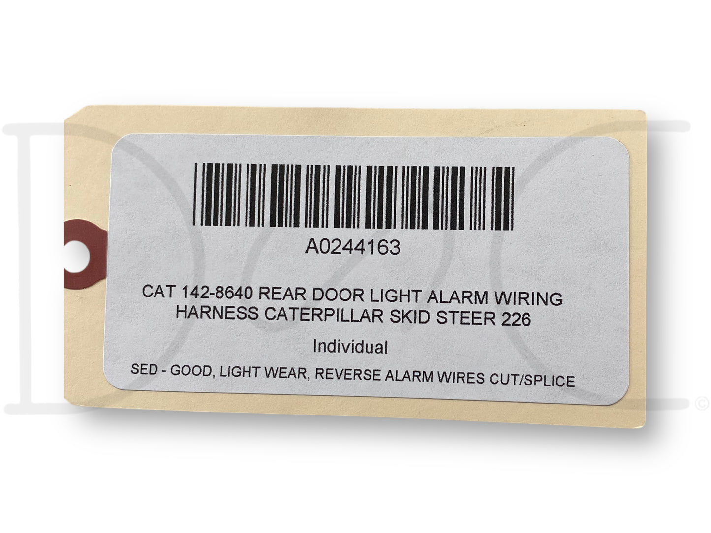Cat 142-8640 Rear Door Light Alarm Wiring Harness Caterpillar Skid Steer 226