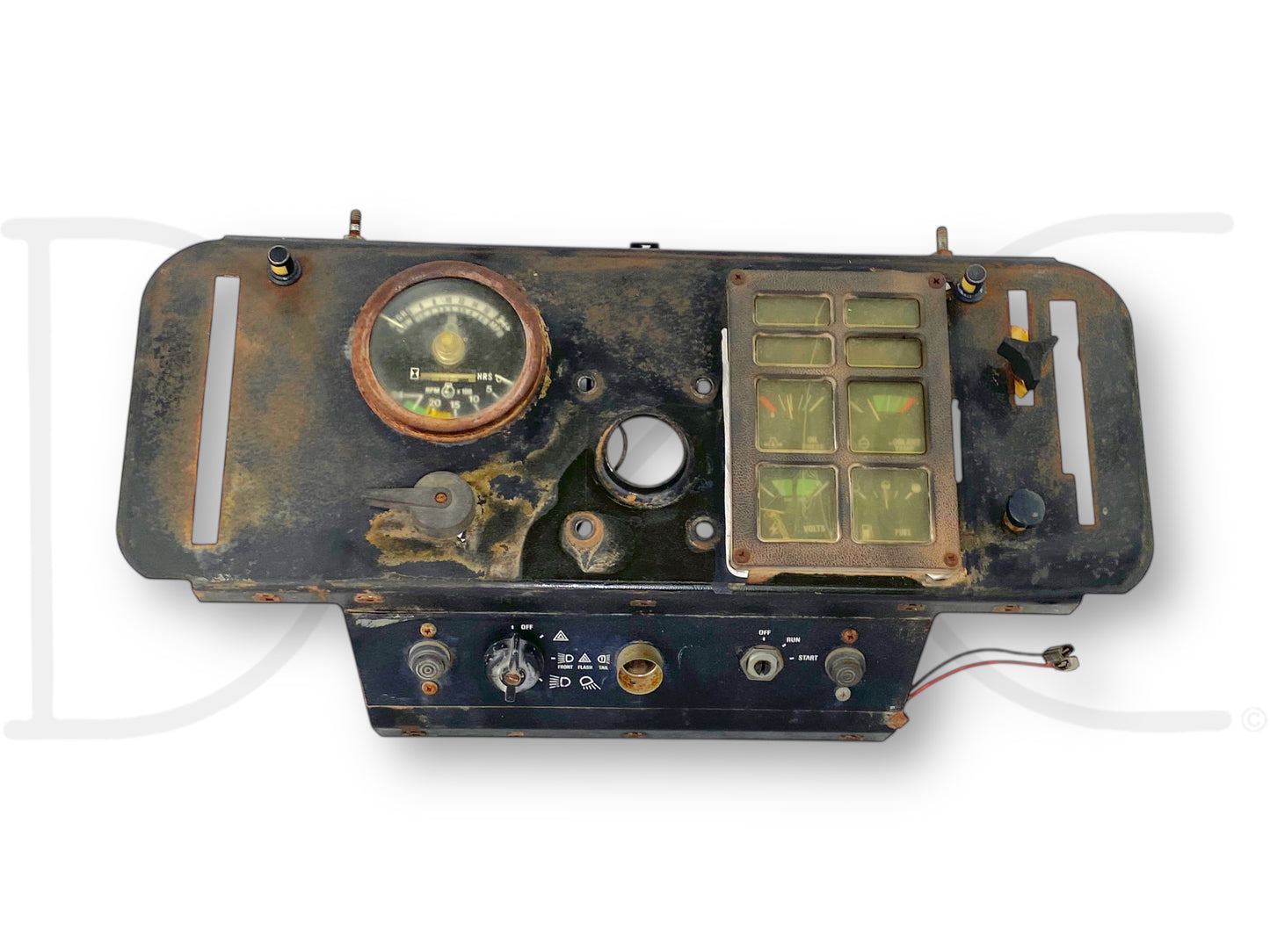 1976 International IH 1086 Tractor Dash Instrument Cluster Gauge Panel Tach