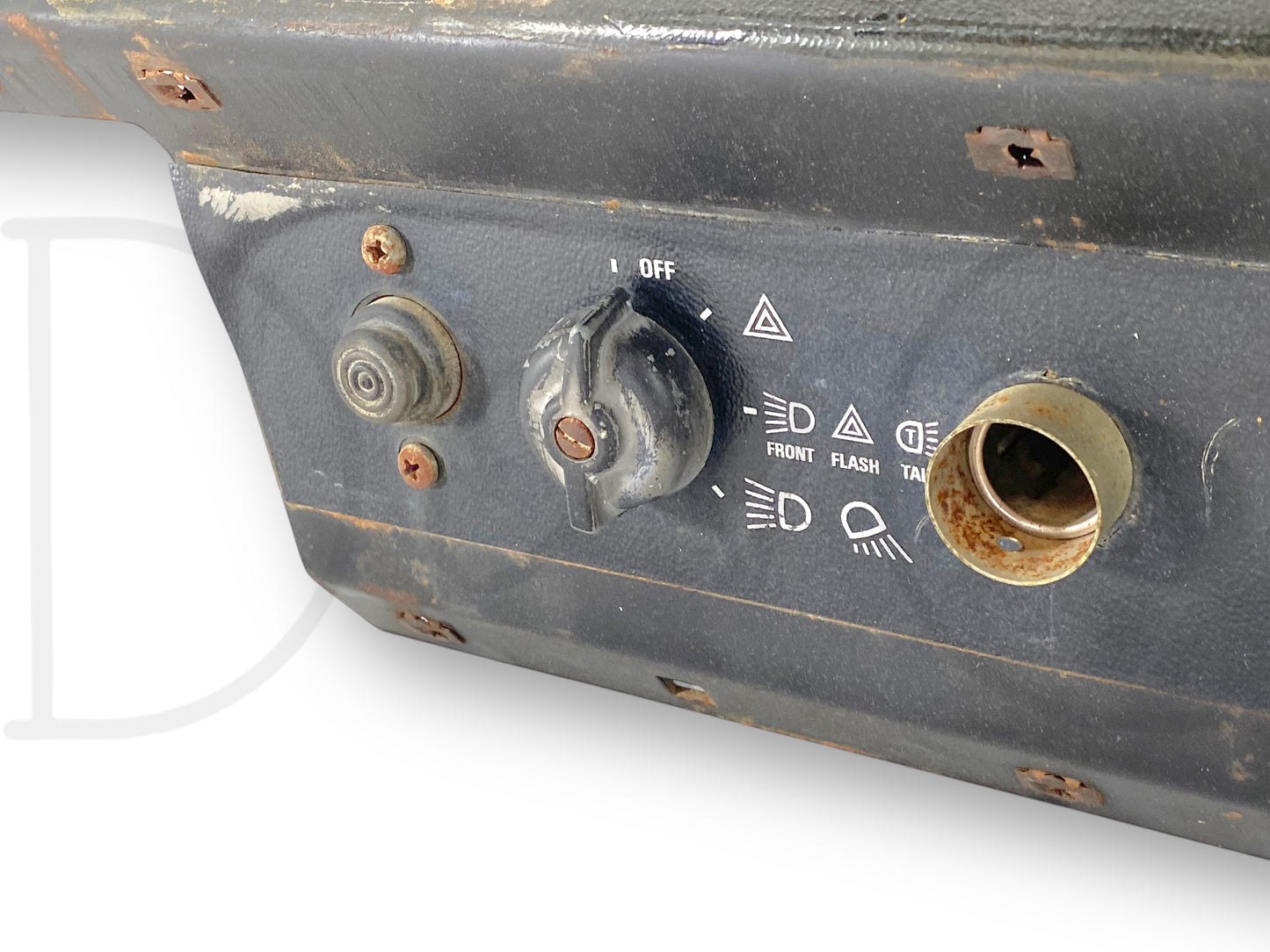 1976 International IH 1086 Tractor Dash Instrument Cluster Gauge Panel Tach