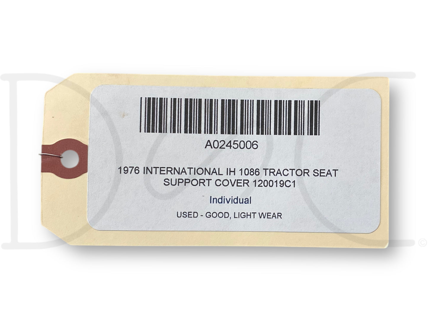 1976 International IH 1086 Tractor Seat Support Cover 120019C1