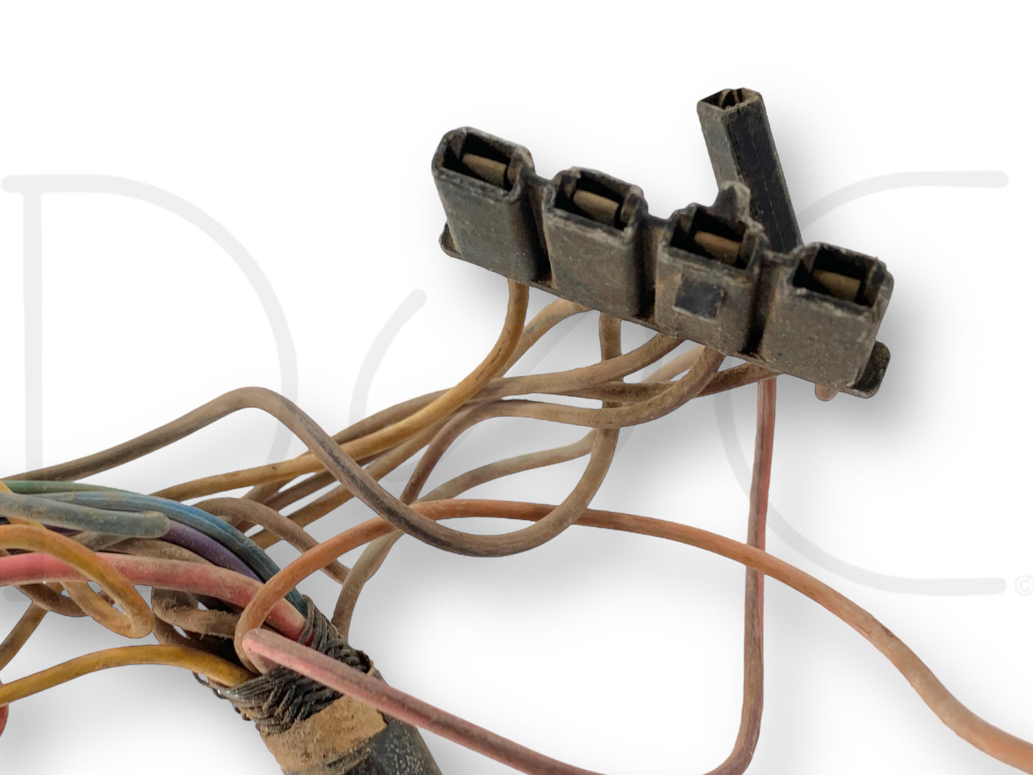 1976 International IH 1086 Tractor Wiring Harness And Fuse Block 120166C2 *Blem*