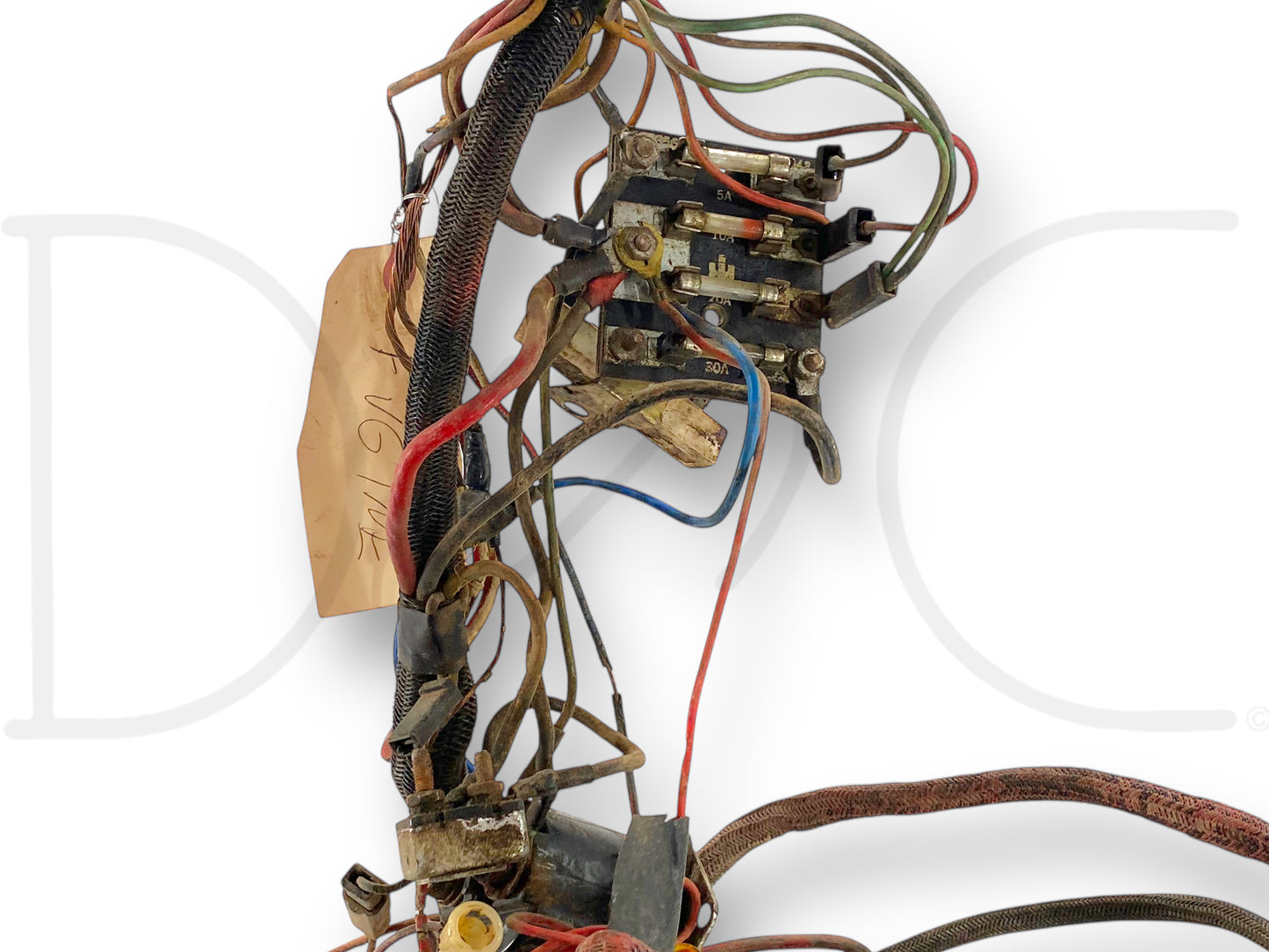 1976 International IH 1086 Tractor Wiring Harness And Fuse Block 120166C2 *Blem*