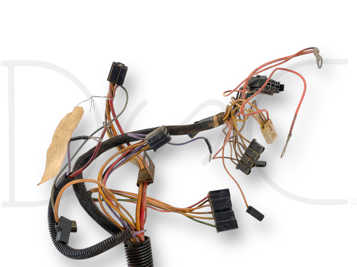 1976 International IH 1086 Tractor Wiring Harness And Fuse Block 120166C2 *Blem*