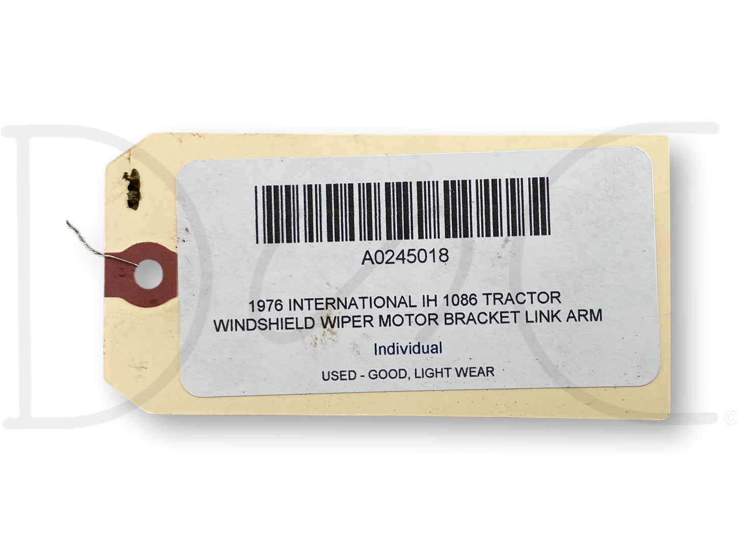 1976 International IH 1086 Tractor Windshield Wiper Motor Bracket Link Arm
