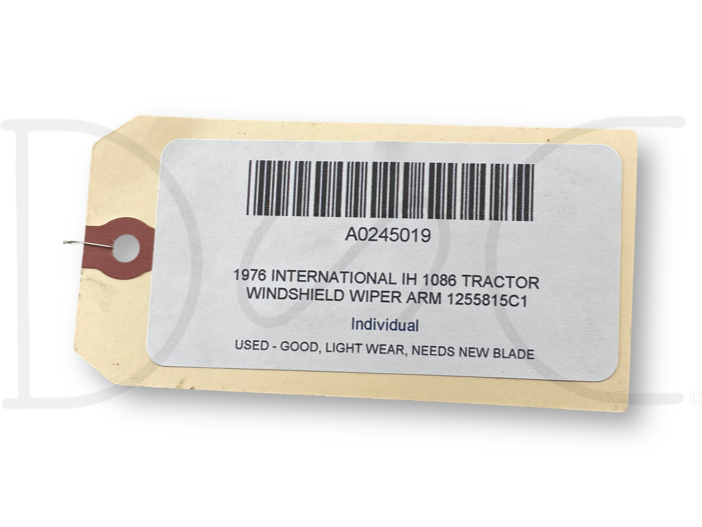 1976 International IH 1086 Tractor Windshield Wiper Arm 1255815C1