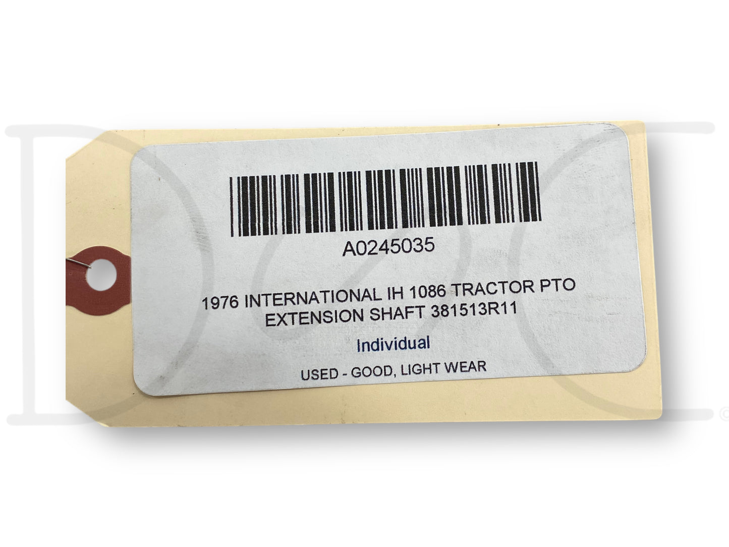 1976 International IH 1086 Tractor PTO Extension Shaft 381513R11