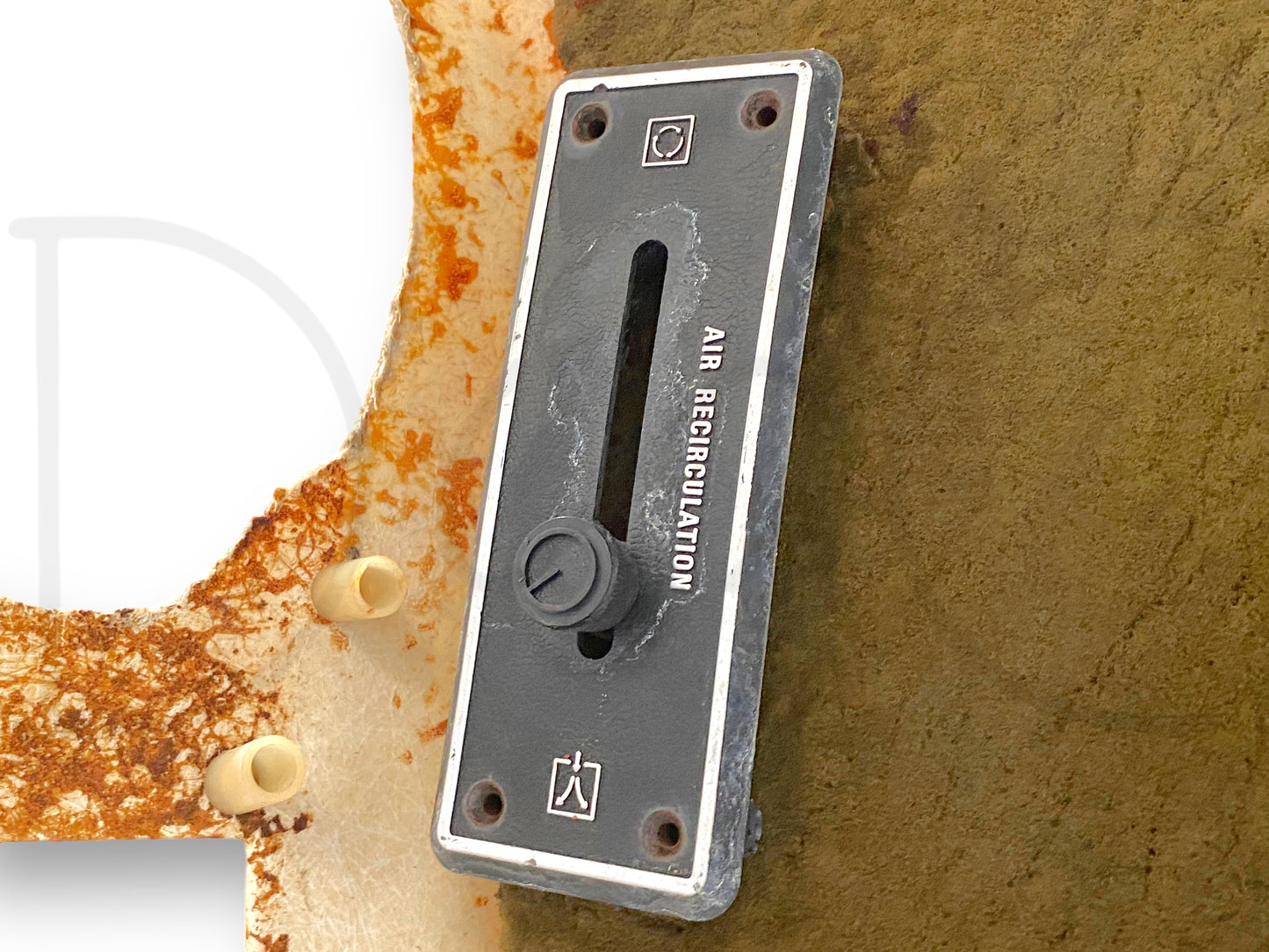 1976 International IH 1086 Tractor Composite Headliner W/ Recirculation Door