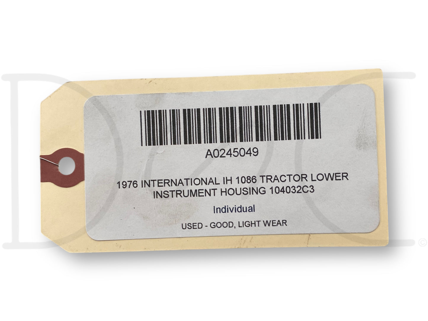 1976 International IH 1086 Tractor Lower Instrument Housing 104032C3