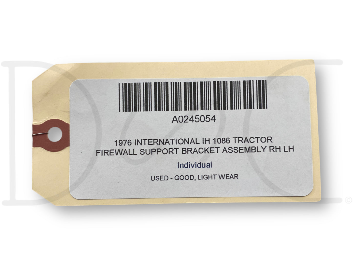 1976 International IH 1086 Tractor Firewall Support Bracket Assembly RH LH