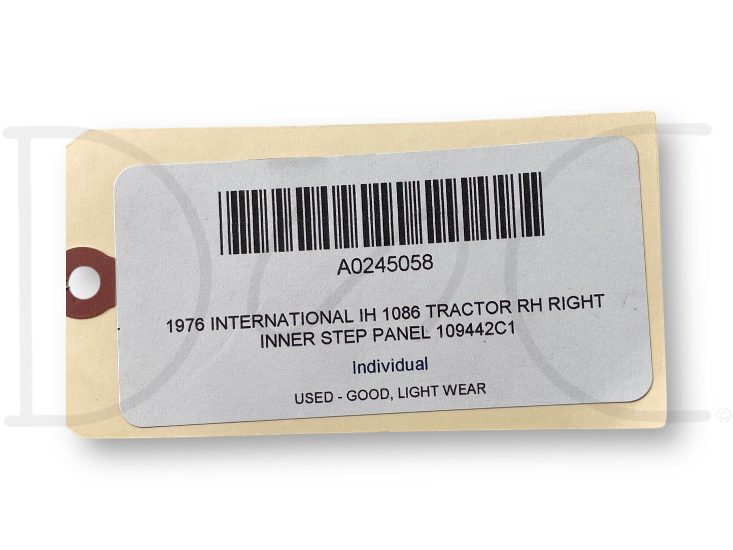 1976 International IH 1086 Tractor RH Right Inner Step Panel 109442C1