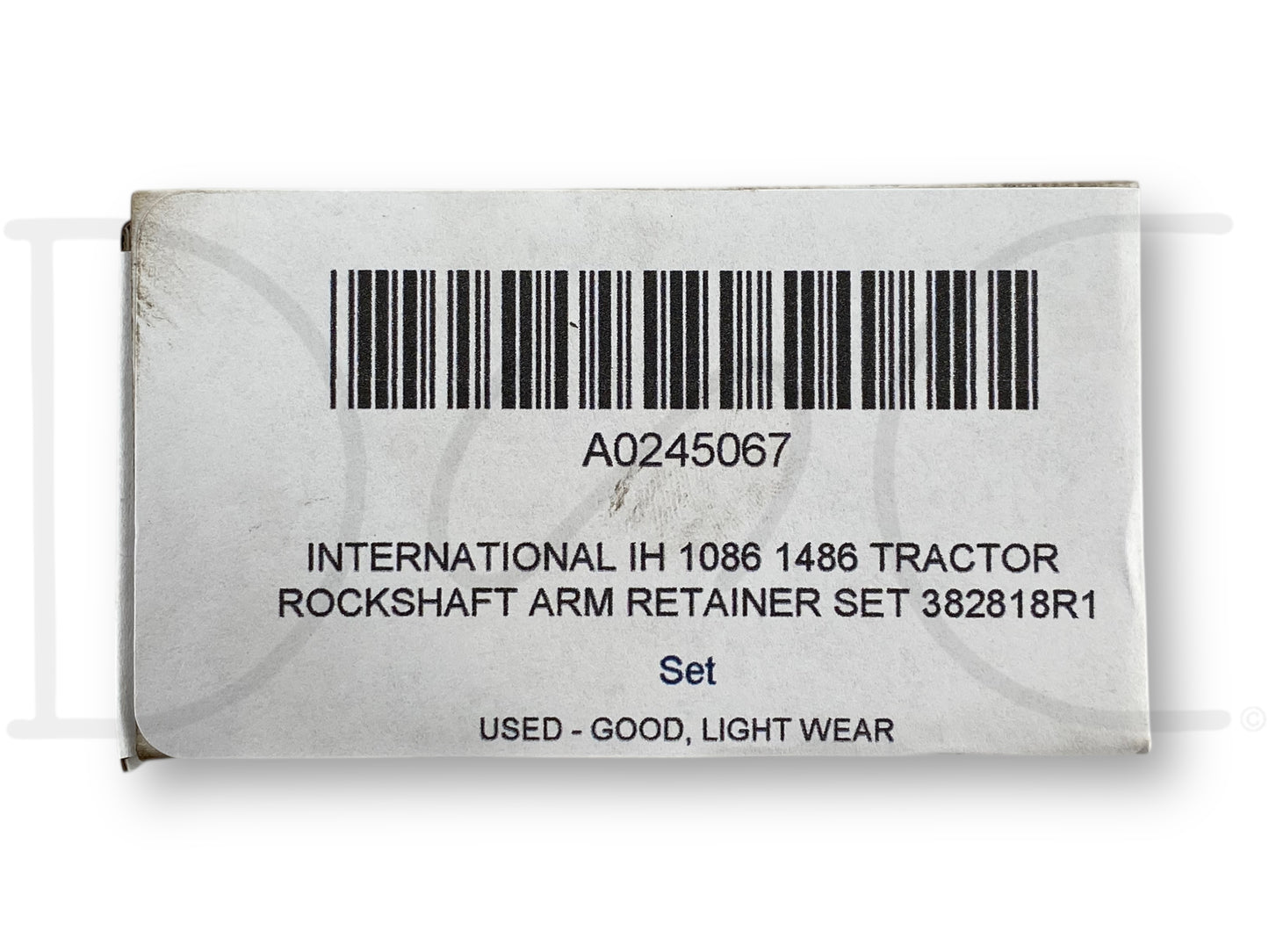 International IH 1086 1486 Tractor Rockshaft Arm Retainer Set 382818R1