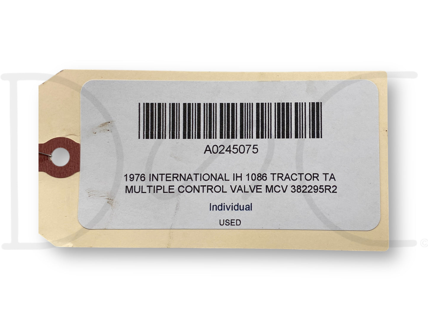 1976 International IH 1086 Tractor Ta Multiple Control Valve Mcv 382295R2