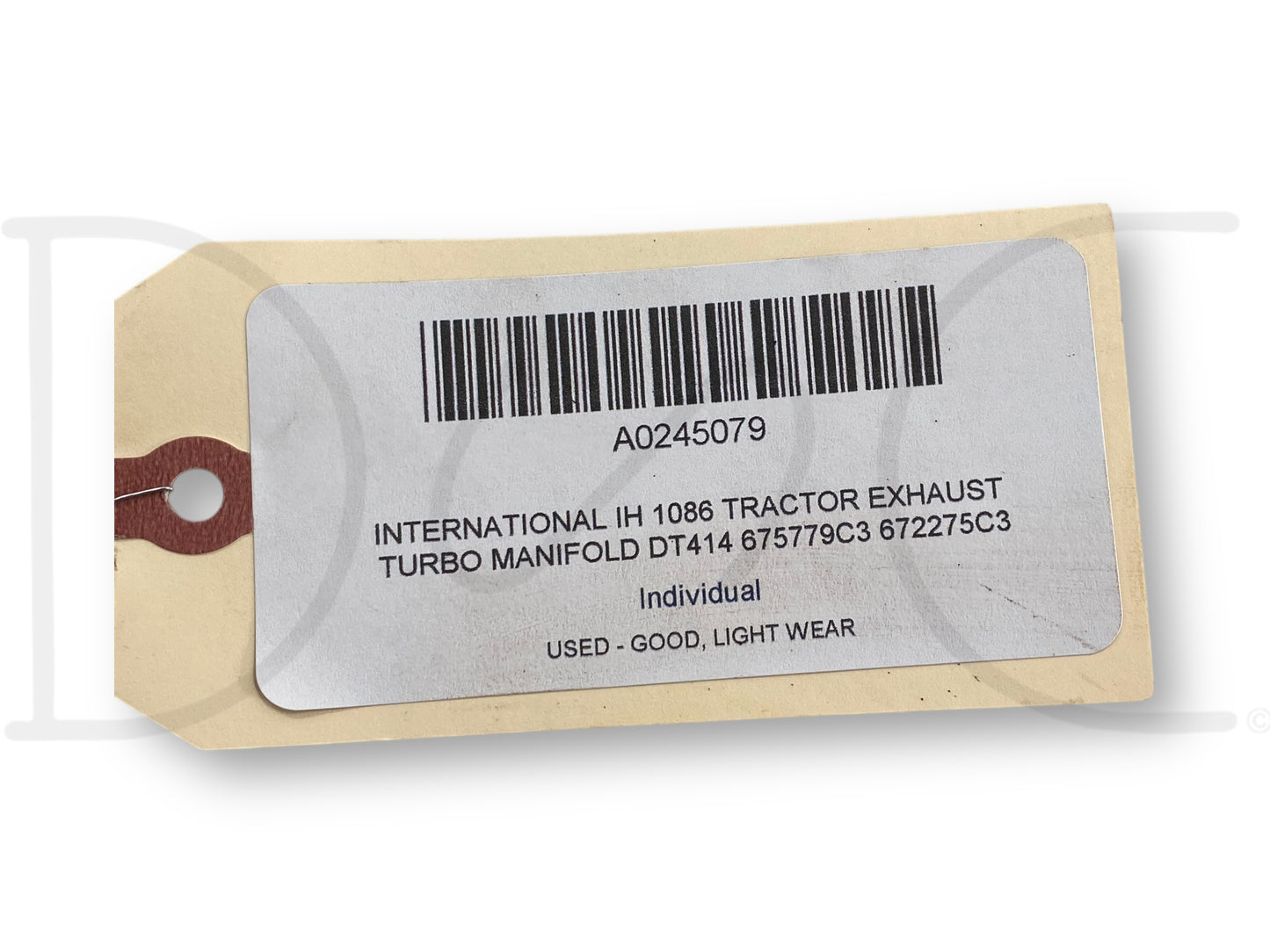 International IH 1086 Tractor Exhaust Turbo Manifold Dt414 675779C3 672275C3