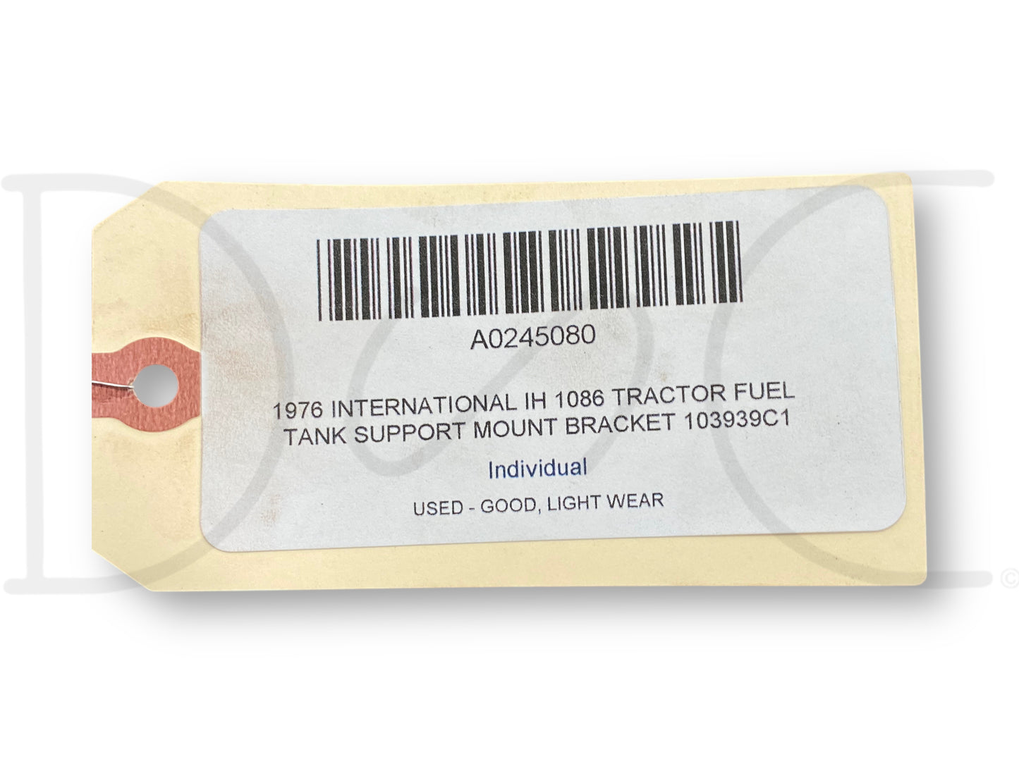 1976 International IH 1086 Tractor Fuel Tank Support Mount Bracket 103939C1